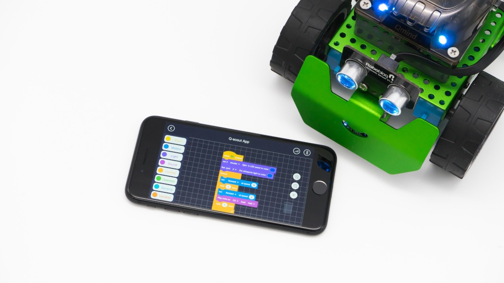 Robobloq aplikacja i programowanie Scratch Python